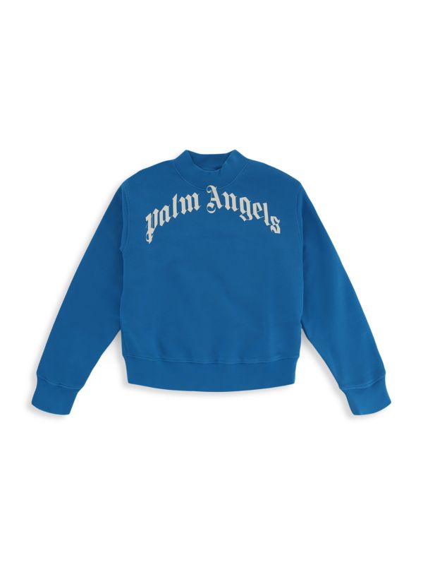 Palm Angels Little Boy's & Boy's Logo Mockneck Sweatshirt